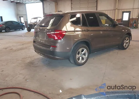 2011 BMW X3 xDrive28I из США, поврежденный, VIN 5UXWX5C52BL700354